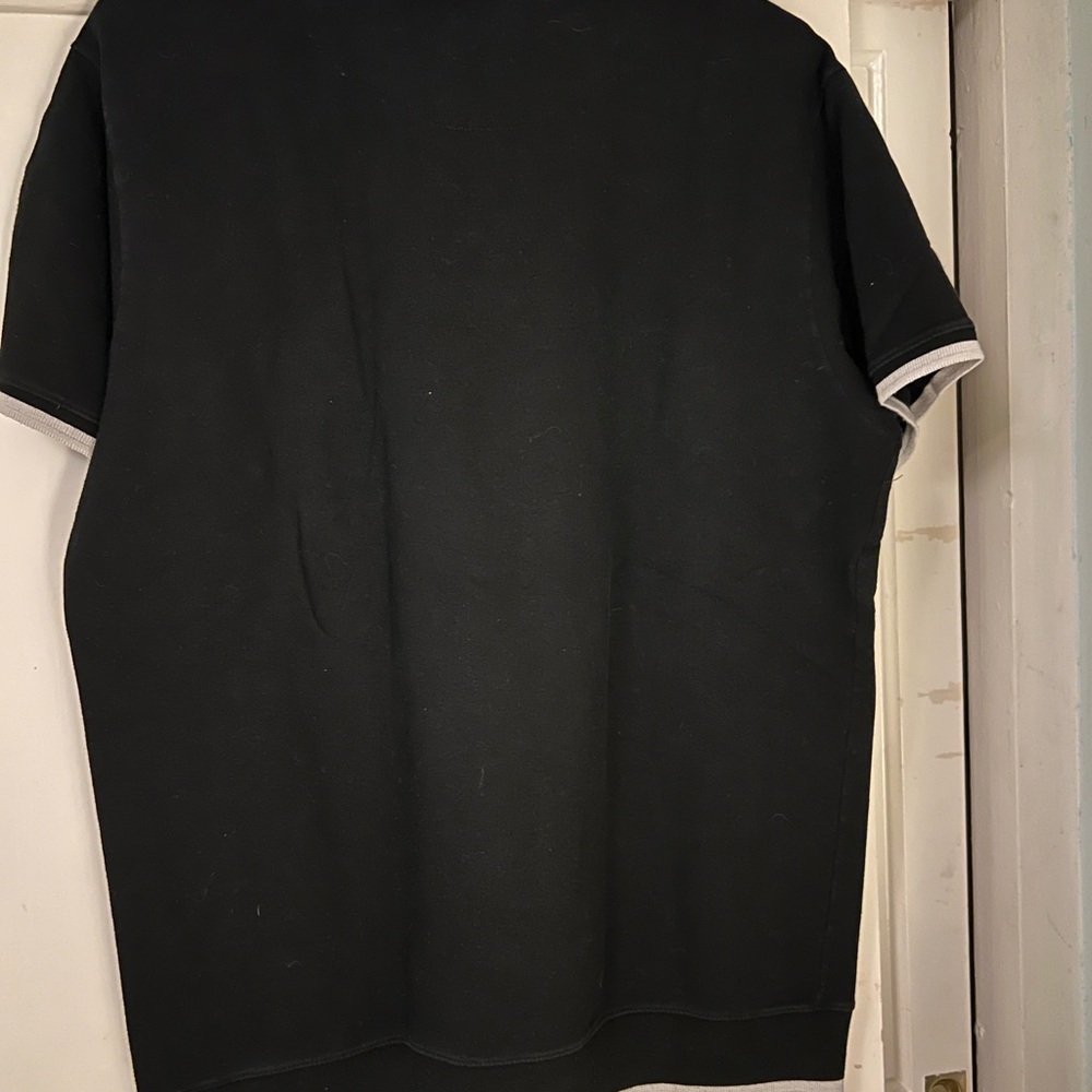 Versace Black Tee with Silver Highlights - Picture 3 of 3